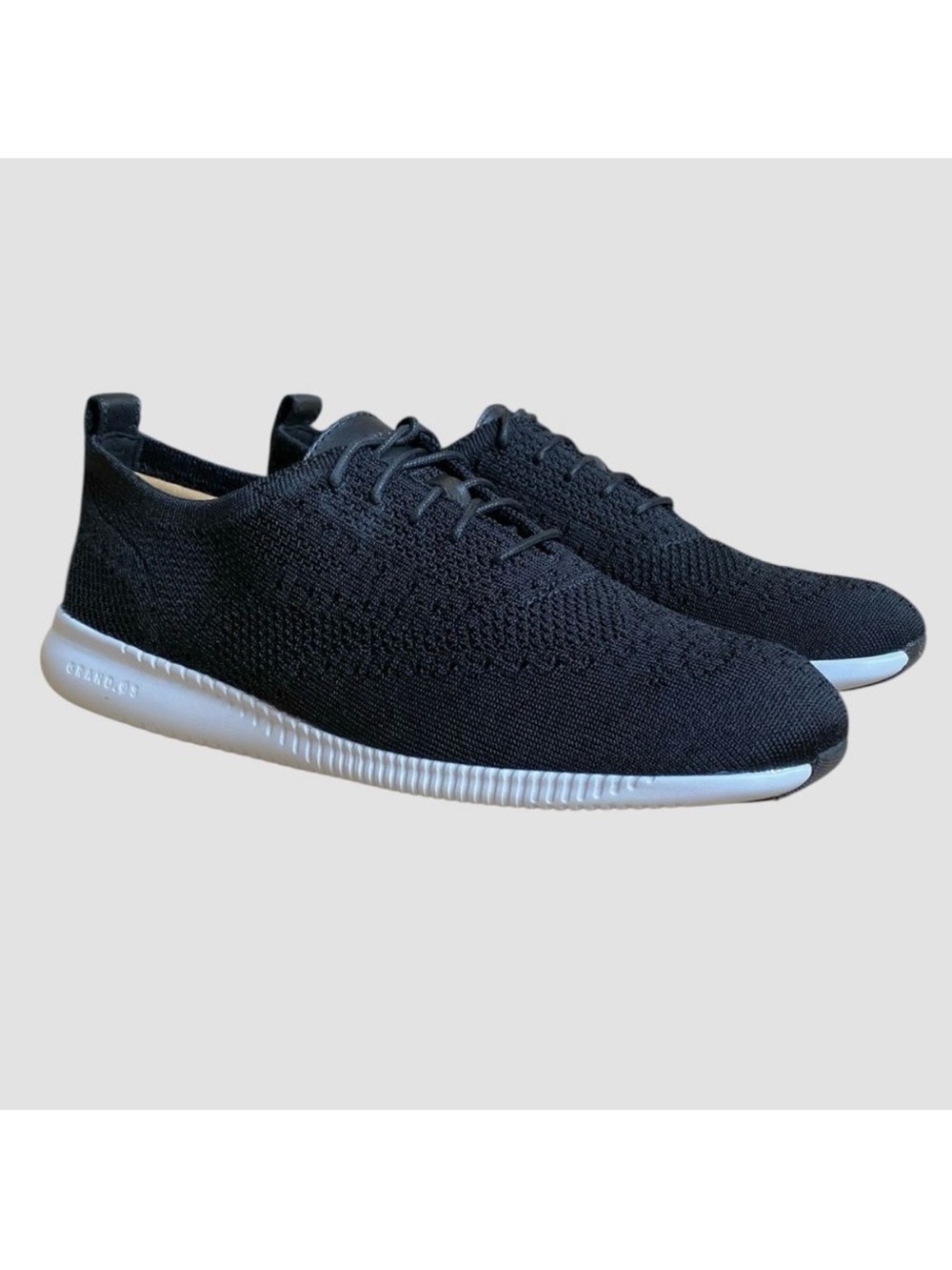 NWB Cole Haan Women's 2.ZeroGrand Stitchlite Wingtip Oxford Shoes Size 9.5 Black